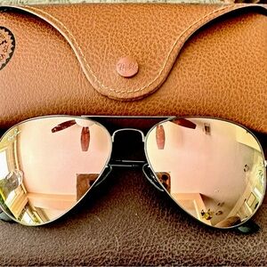 AVAILABLE - RayBan Mirrored Aviators
